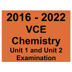 VCE Chemistry Exam Units 1 and 2
